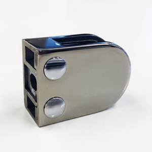 Stainless Steel <b>Right</b> <b>Angle</b> Glass <b>Clamp</b> Polished Industrial Hardware - Product Image 1