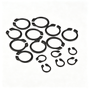 Vente chaude – Anneau de retenue externe GB894.1 en acier au carbone oxydé noir de haute précision pour la fixation d'arbres mécaniques - Product Image 3
