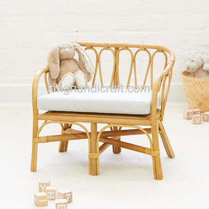 Silla de ratán hecha a mano para niños, silla de bebé tejida natural, muebles duraderos ecológicos para el hogar - Product Image 4