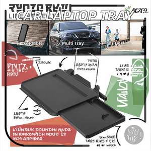Foldable Plastic <b>Car</b> Back Seat Interior Kits Laptop Drawer Working Dining Office <b>Table</b> Plate Tray - Product Image 2