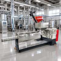 Extrudeuse de granulés de plastique recyclé PP PE ABS PVC personnalisée 380V 200-1000kg/h, machine à granulés à double vis, garantie 1 an