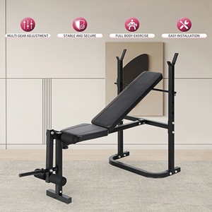 <span class=keywords><strong>Banc</strong></span> pliable multifonctionnel réglable en acier, équipement de musculation tout-en-un pour la maison, <span class=keywords><strong>banc</strong></span> de musculation, rack pour haltères et barres, rack à squats - Product Image 5