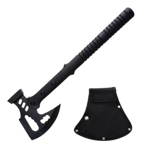 Hacha Táctica Tipo Martillo, Cabeza de Acero al Carbono, Mango de Plástico, Tomahawk de Supervivencia, Grado Industrial, Uso en Exteriores - Product Image 1