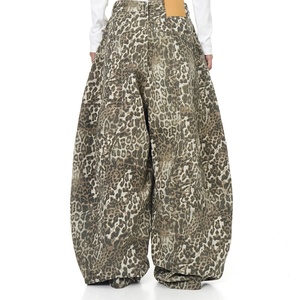 I produttori di Denim personalizzano Jeans larghi leopardati da uomo <span class=keywords><strong>pantaloni</strong></span> larghi in Denim stile stile stile Machete - Product Image 2