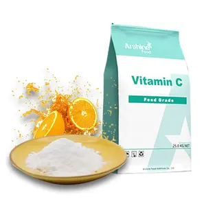 Grau alimentício Vitamina C Pó Raw L Ascórbico Atacado Cosméticos Fosfato Vitamina Elementos Aditivos alimentares Ácido ascórbico Vitamina C