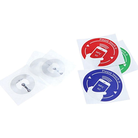 Étiquette RFID Mini Personnalisée Autocollante en PVC 13,56 MHz NFC en Rouleau pour Hôtels et Paiements
