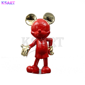 Estatua <span class=keywords><strong>de</strong></span> fibra <span class=keywords><strong>de</strong></span> vidrio <span class=keywords><strong>de</strong></span> <span class=keywords><strong>Mickey</strong></span> Mouse, minifigura <span class=keywords><strong>de</strong></span> Minnie <span class=keywords><strong>de</strong></span> alta gama, escultura <span class=keywords><strong>de</strong></span> resina <span class=keywords><strong>de</strong></span> <span class=keywords><strong>Disney</strong></span>, artesanías - Product Image 4