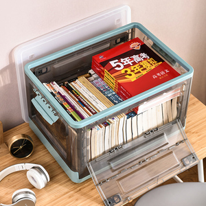 Maßgefertigter Stapelbarer Zweiseitiger Aufbewahrungsbehälter mit Klapptüren Spielzeug- und Kleinteile-Organizer Große Faltbare Plastik-Aufbewahrungsbox - Product Image 2