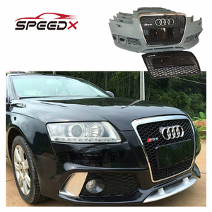 Pour <span class=keywords><strong>Audi</strong></span> <span class=keywords><strong>A6</strong></span> A6L C6 Kit Carrosserie Amélioré RS6, Pare-Chocs Avant et Grille - Product Image 1
