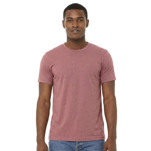 Camiseta Formal Cómoda 100% Algodón con Diseño Único, Anti-Pilling, Corte Holgado para Hombre en Color Sólido a Precios Competitivos - Product Image 1