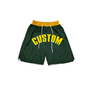 Short Varsity Rétro pour Hommes Logo Surdimensionné en Vrac Velours Côtelé Filles Short de Basketball Réversible Retour Personnalisé - Product Image 4