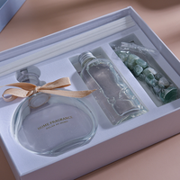 Coffret Cadeau Diffuseur de Parfum à Bâtonnets Molly Glory pour la Saint-Valentin, Huile Essentielle de Luxe, Pierres Guérisseuses, DIY