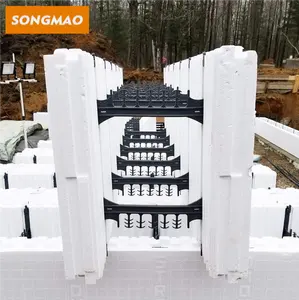 SONGMAO Factory Sale EPS Concrete Panels Insulated Concrete Forms Block ICF Blocks