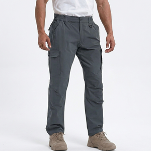Pantalon cargo multi-poches personnalisé pour homme, vêtements de travail de plein air, pantalon utilitaire, tissu extensible, pantalon tactique - Product Image 1