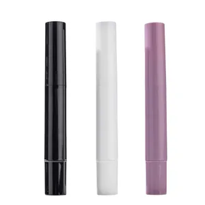 3 ml Nail Pens Empty Nail Oil Pen Cosmetic Lip Gloss Container Eyelash Growth Tube with Brush Tip for Beauty Supplies