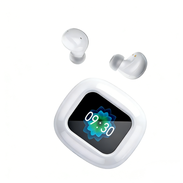 In-Ear TWS Earbuds with UI Display TWS Earphone with ANC Sports Wireless Headphones Support TF Card