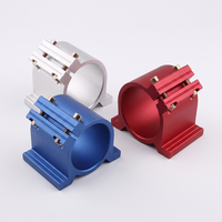 Services de fabrication OEM sur mesure de supports de fixation, de pinces de montage et de boîtiers pour moteurs à broche en alliage d'aluminium usinés avec précision par CNC