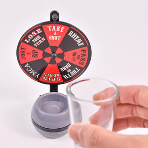 Juego de beber con rueda giratoria y vasos de chupito para adultos - Product Image 3
