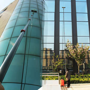 Spazzola per la pulizia delle piastrelle leggera ad alta resistenza personalizzata lunga asta telescopica per pulizia esterna accessori per la pulizia della casa - Product Image 3