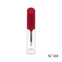 Tubes de brillant à lèvres en plastique uniques vides de 5ml emballage de brillant à lèvres cosmétique de gommage transparent personnalisé