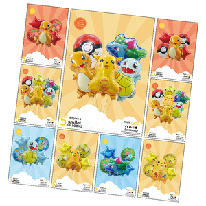 Nouveau ballon en aluminium Poké<span class=keywords><strong>mon</strong></span>, ballon de fête d'anniversaire pour enfants, ballon décoratif de dessin animé - Product Image 1
