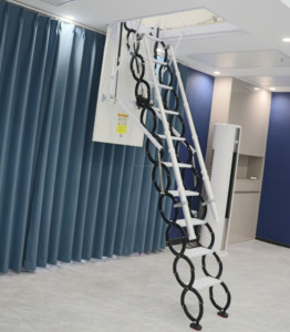 现代设计室内阁楼折叠伸缩梯高品质产品出口迪拜 - Product Image 6