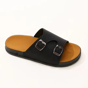 New Design Custom Open Toe Men's Summer <b>Slipper</b> Birken Cork Buckle with Comfortable Sandals - Product Image 1