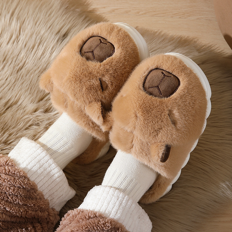 Comodidad y estilo acogedores: Compre pantuflas de peluche delfín