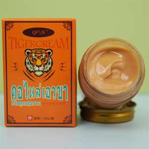 Vente en gros de crème de tigre pour le soulagement des douleurs articulaires cervicales du genou et des muscles du corps 50 g/bouteille Golden Tiger Healthcare Supply - Product Image 3