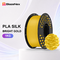Filament PLA Soie 1,75 mm Haute Brillance pour Modèles Décoratifs Finition de Qualité Projets d'Affichage 1KG Extrusion Stable pour Imprimante 3D