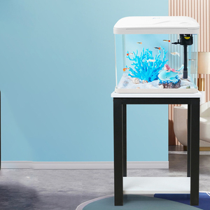 Meuble d'aquarium en acier et bois - Table d'assemblage - Vente en gros usine - Product Image 5