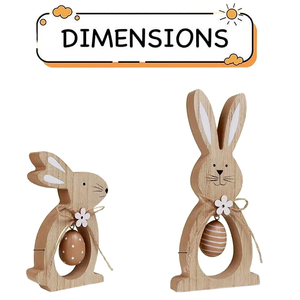 Lindo estilo Ins <span class=keywords><strong>conejito</strong></span> <span class=keywords><strong>de</strong></span> <span class=keywords><strong>Pascua</strong></span> 3D adorno <span class=keywords><strong>de</strong></span> madera decoración <span class=keywords><strong>de</strong></span> fiesta perfecta para niñas y niños decoración <span class=keywords><strong>del</strong></span> hogar artesanía <span class=keywords><strong>de</strong></span> madera - Product Image 5