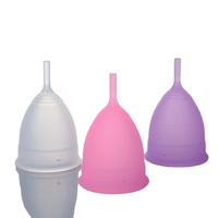 Venta al por mayor precio adecuado período plegable silicona señoras Copa Menstrual