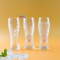 Verre à bière Tasses à thé Logo personnalisé Congélateur Boisson magique Tasses à vin rouge Tasse en verre Verres à vin à couleur changeante
