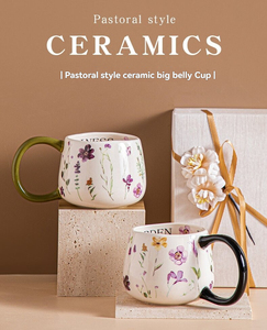 Nueva Taza de Café de Gran Capacidad Estilo Ins, Taza de Agua de Cerámica para el Hogar y la Oficina - Product Image 2