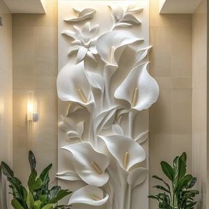 Maßgefertigtes Hochwertiges Wandkunst 3D-Schnitzerei Fiberglasrelief - Product Image 5