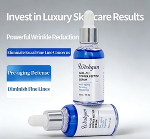 Оптовая продажа <span class=keywords><strong>OEM</strong></span>/<span class=keywords><strong>ODM</strong></span>: Сыворотка для лица WISHGAN с гиалуроновой кислотой и пептидом меди, 30 мл, для упругости кожи, против морщин и старения - Product Image 1
