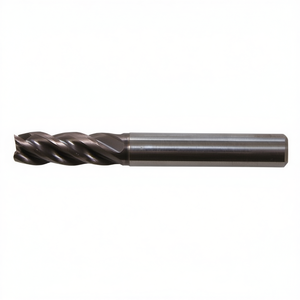 Fresa de carburo sólido Ttake TA1427 de 4 filos con paso diferenciado y hélice de 36-38 grados, recubierta - Product Image 2