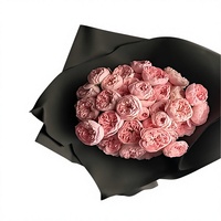 Buket Sabun Mawar Buatan Tangan 19 Mawar Artifisial Bentuk Hati Hadiah untuk Hari Valentine Hari Ibu Wisuda