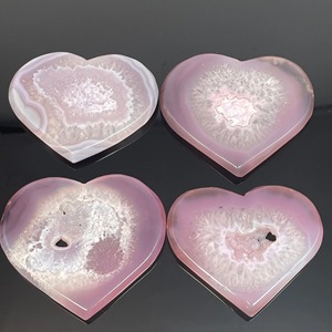 Kristal grosir batu permata akik kristal alami batu permata dipoles hati Amethyst batu akik untuk hadiah Hari Valentine - Product Image 5