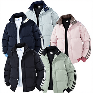Customized Outdoor <b>Plus</b> <b>Size</b> Waterproof Puffer <b>Jacket</b> Unisex New Fashion Winter Sport Cotton Filled Zipper Front OEM Service - Product Image 2