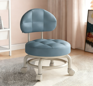 Tabouret universel en acier à roulettes, petit tabouret domestique surélevé, banc rotatif à roulettes pour changer de chaussures, <span class=keywords><strong>chaise</strong></span> mobile d'apprentissage - Product Image 4