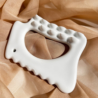 Guasha massage guasha gua shas faciales visage Guasha blanc thérapie outil Gua Sha grattage outil de Massage pour les soins de la peau