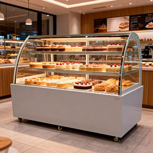 Vetrina <span class=keywords><strong>Refrigerata</strong></span> Commerciale con Sistema di Raffreddamento ad Aria per Cioccolato, Pasticceria, Dessert, Bar, Panetteria, Espositore per Torte - Product Image 2