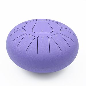 ดรัมทำมือหมุนลิ้นเหล็กหลากสีสวยสำเร็จขนาด13โน้ต12นิ้ว - Product Image 3