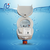 Medidor de Agua Inalámbrico Digital LoRaWAN Clase B IP68 de Latón de 1 Pulgada para Uso Doméstico con MQTT