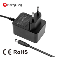 Adaptor Daya AC DC 5V 3A 15W Colokan EU Bersertifikasi CE ROHS Switching Power Supply untuk Tablet dan Perangkat Rumah Pintar