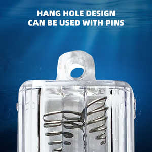 Lampe <span class=keywords><strong>de</strong></span> pêche LED submersible 4,3 pouces, étanche, super lumineuse, pour attirer les poissons, avec clip pour poisson-sabre et poisson-tilefish - Product Image 3