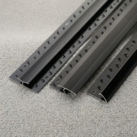 Profilé en aluminium auto-adhésif pour bordure de tapis, bande de transition en aluminium pour tapis