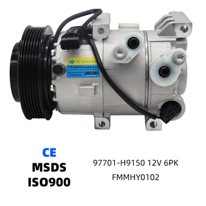 Compresor de aire acondicionado 97701-H9150 CA500YTHAB13 AC 12V 6PK 115mm VS14E para Kia Rio 1.6/ Hyundai Accent US12E - Product Image 1